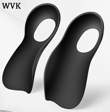 Unisex Large Size Insole For Flat Foot O-shaped Legs Arch Support Plantar Fasciitis Shoes Orthopedic Insoles For Flat Feet Pad